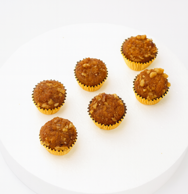 Manzana & Nueces Cupcake Bites