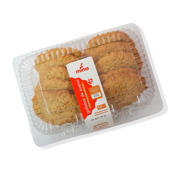 Galletas de avena integral y nueces