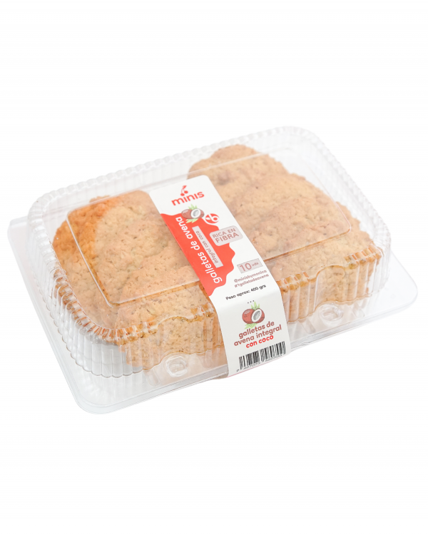 Galletas de avena integral con coco - Imagen 2